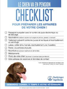 check-list vacances chien